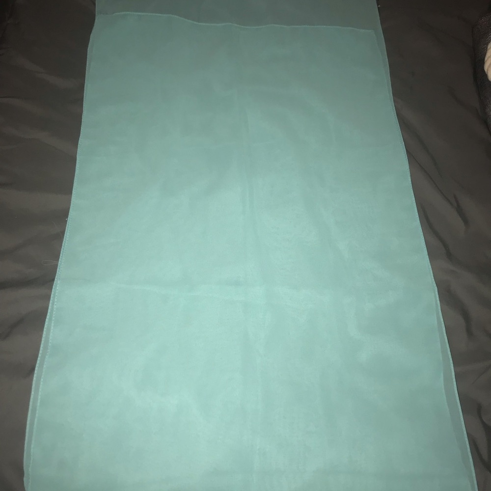 Sheer Shawl (aqua color)